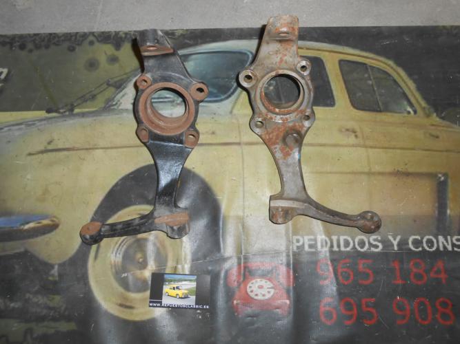 BUJ01 PAREJA MANGUETAS DELANTERAS RENAULT 5, 7 MODERNO 78-> (CONO ROTULA DIRECCION 13mm)