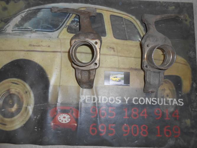BUJ03 PAREJA MANGUETAS DELANTERAS RENAULT 4 , 6 (PARA TAMBOR) (CONO ROTULA DIRECCION 11,5mm)