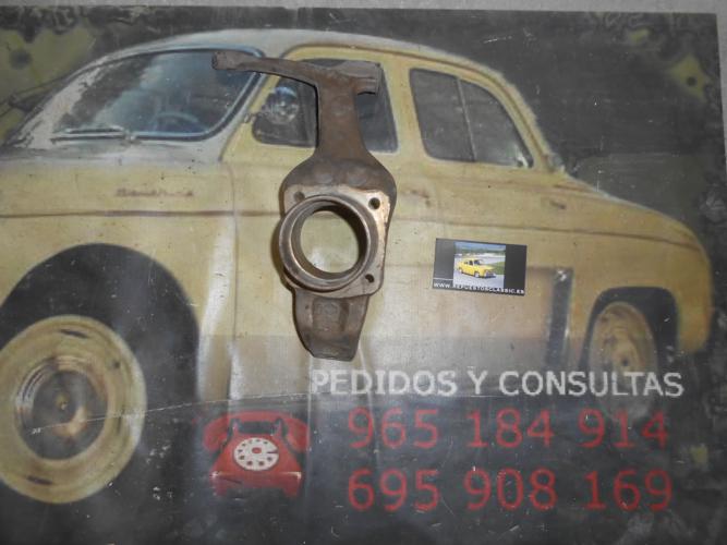 BUJ04 MANGUETA DELANTERA IZQUIERDA RENAULT 4 , 6 (PARA TAMBOR) (CONO ROTULA DIRECCION 11,5mm)