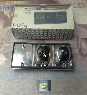 ISE714 PILOTO TRASERO IZQUIERDO COMPLETO SEAT 132 1ª SERIE BASE DE PLASTICO