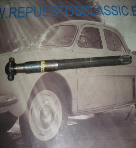 SCA002P3 BARRA PALIER TRANSMISION SIMCA 1000 MODELO CON CRUCETAS 20 ESTRIAS