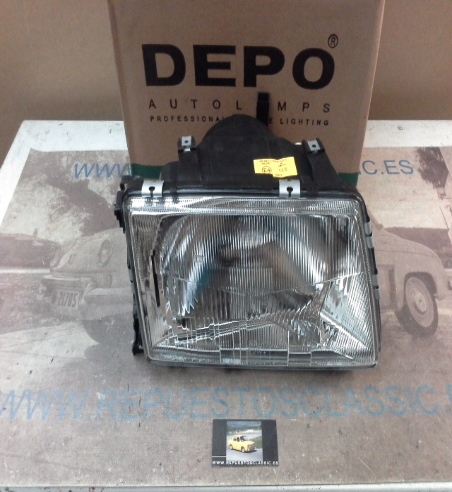 ISE734 FARO DERECHO H4 AUDI 100 C3 83>90, DEPO 441-1108R-LD-E 2702487