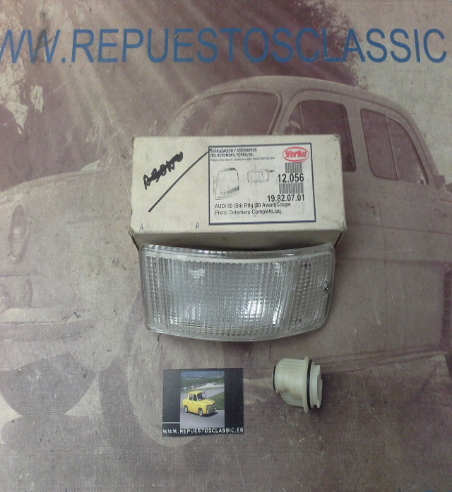 ISE745 PILOTO INTERMITENTE DELANTERO IZQUIERDO AUDI 80 COUPE B4 91->94, YORKA 12056, OEM 8A0953049C (CON PORTALAMPARAS)