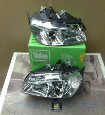 IP119P4 JUEGO FAROS H7 PEUGEOT 406 COUPE 97->04, VALEO 086659/086660