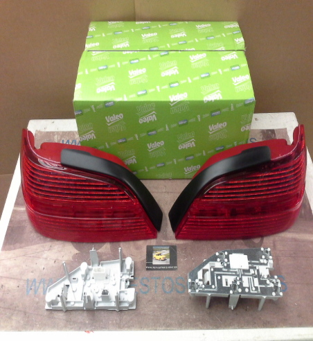IP121P4 JUEGO PILOTOS TRASEROS PEUGEOT 406 99-> VALEO 087490/087491