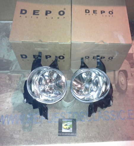 IP129P3 JUEGO FAROS ANTINIEBLA PEUGEOT 206 98->, REF. 5502007LUE/5502005RUE
