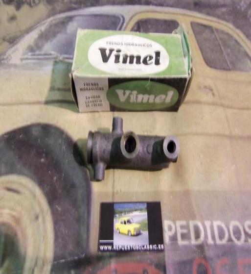 V1312* BOMBA DE FRENO CITROEN 2CV SEGUNDA SERIE PISTON DE 22 mm (RACOR ENTRADA DE LIQUIDO 14MM)