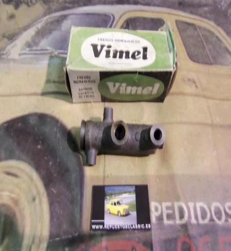 V1312* BOMBA DE FRENO CITROEN 2CV SEGUNDA SERIE PISTON DE 22 mm (RACOR ENTRADA DE LIQUIDO 14MM)
