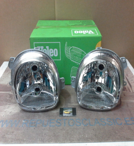 IRE454 JUEGO FAROS H4 RENAULT TWINGO 00->, VALEO 088119/088120
