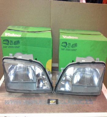 IOP23 JUEGO FAROS H4+H1 OPEL OMEGA A 86->94, VALEO 082677/082678 (REGULACION MANUAL)