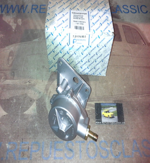 SER102 DEPRESOR FRENO, BOMBA VACIO PEUGEOT, CITROEN, FIAT 1.8 Y 1.9 D/TD, PIERBURG 721174950