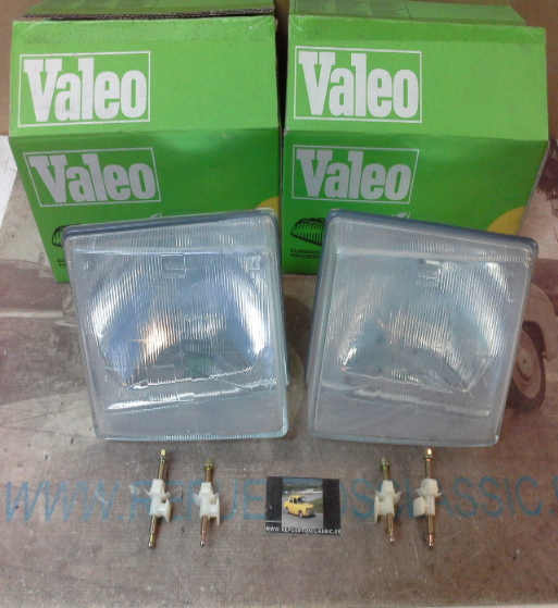 IFi02 JUEGO FAROS ELMA H4 FIAT UNO 83->89, VALEO 060209/060210