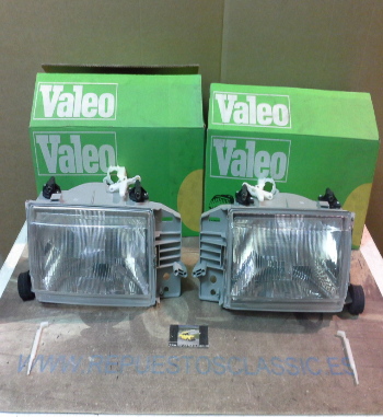 IFi43 JUEGO FAROS H4 FIAT TIPO 93->, VALEO 085234/085235, REGULACION HIDRAULICA