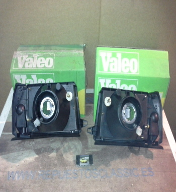 IFi71 JUEGO FAROS FOCO EUROPEO LANCIA-AUTOBIANCHI Y10 89-> PILOTO INTERMITENTE BLANCO, VALEO 084438/084439