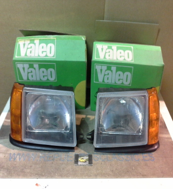 IFi72 JUEGO FAROS LANCIA-AUTOBIANCHI Y10 -->89 FOCO EUROPEO PILOTO INTERMITENTE AMBAR, VALEO 084442/084443