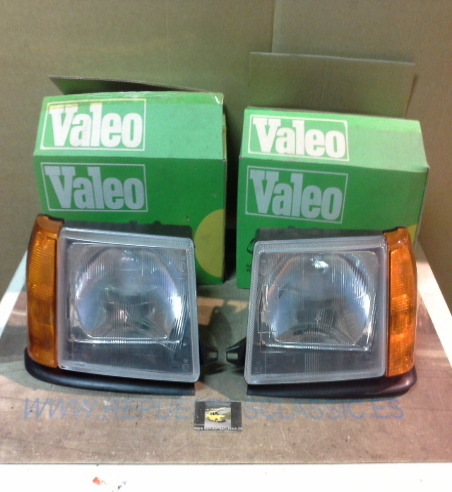 IFi72 JUEGO FAROS LANCIA-AUTOBIANCHI Y10 -->89 FOCO EUROPEO PILOTO INTERMITENTE AMBAR, VALEO 084442/084443