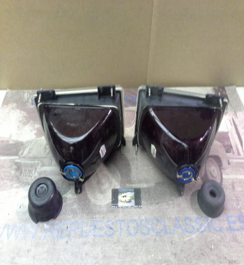 Pi619P1 JUEGO FAROS SIEM FIAT DUCATO, TALENTO CITROEN C25, PEUGEOT J5 90-->94 FOCO EUROPEO