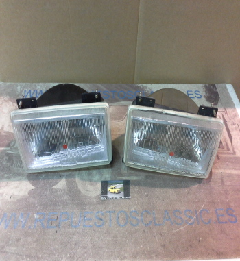 Pi621P1 JUEGO FAROS SIEM H4 FIAT DUCATO, TALENTO CITROEN C25, PEUGEOT J5 90-->94