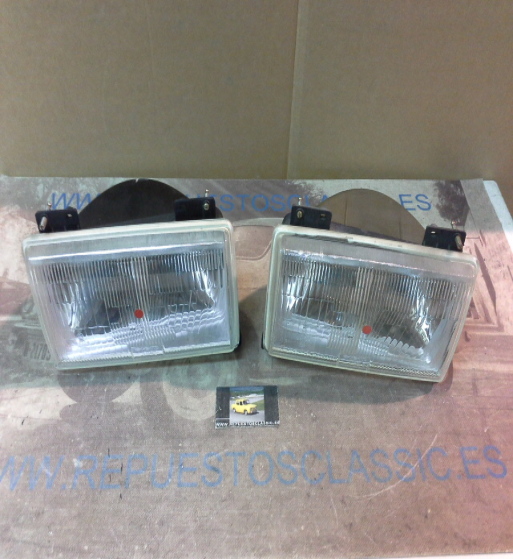 Pi621P1 JUEGO FAROS SIEM H4 FIAT DUCATO, TALENTO CITROEN C25, PEUGEOT J5 90-->94