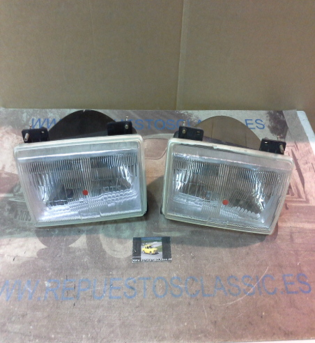 Pi621P1 JUEGO FAROS SIEM H4 FIAT DUCATO, TALENTO CITROEN C25, PEUGEOT J5 90-->94