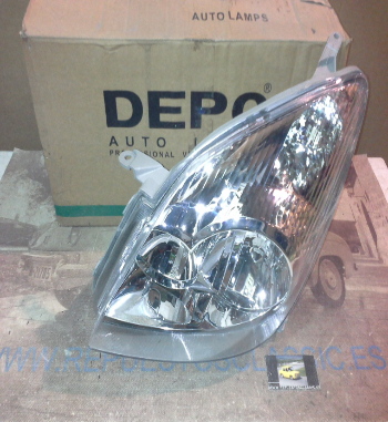 14P9 FARO IZQUIERDO HB3+HB4 TOYOTA COROLLA VERSO 03->, DEPO 21211F9LLDEM