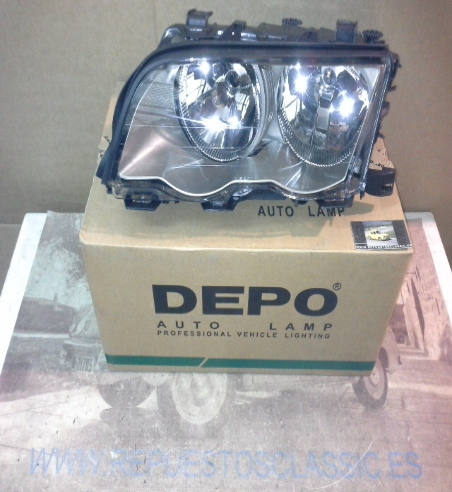 15P9 FARO IZQUIERDO H7+H7 BMW E46 98->05 4p. ALKAR 4441120LLDEM1