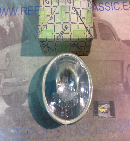 47P9 OPTICA FARO DERECHO CIBIE CON BISEL CROMO LAND ROVER SANTANA 58->74 FOCO EUROPEO, VALEO 061717
