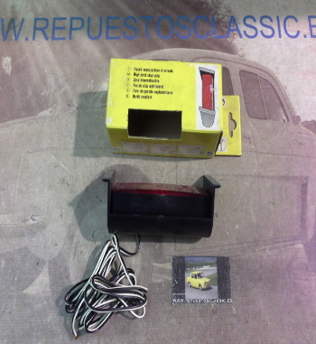 59P9 TERCERA LUZ DE FRENO UNIVERSAL REGULABLE CON ADHESIVO EUROLENS 08233 (130mm)