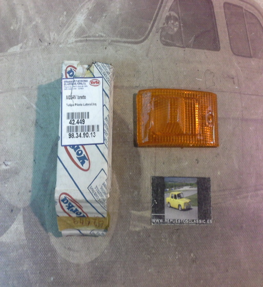 INi23 TULIPA PILOTO INTERMITENTE LATERAL IZQUIERDO NISSAN VANETTE 85-95, YORKA 42449 - 0098349013