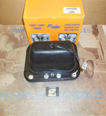 Pi639P2 CONJUNTO OPTICAS H4 CERQUILLO NEGRO FARO IZQUIERDO PEGASO TECNO, AUTOBUS URBANO, RINDER 443.00