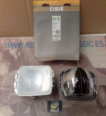 Pi642P2 JUEGO OPTICAS LARGO ALCANCE CIBIE H2 LUZ BLANCA FARO TIPO CESAR, VALEO 068725