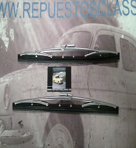 13.172 ESCOBILLAS LIMPIA PARABRISAS INOXIDABLES SEAT FIAT 850, 127, 1500, 124, 133, 127, A112, SIMCA 1200, 1000 MEDIDAS 36 mm AN