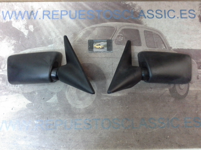 RET232 JUEGO RETROVISORES EXTERIORES CITROEN AX REGULACION SIN MANDO , REF. 6101336/6102336
