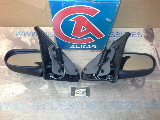 RET265P3 JUEGO RETROVISORES EXTERIORES RENAULT CLIO II 98-> REG. MANUAL, REF. 6164164 - 6138164