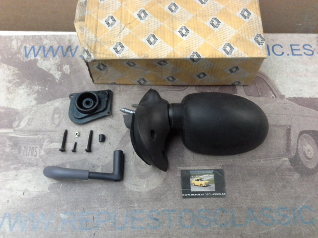 RET338P4 ESPEJO RETROVISOR EXTERIOR IZQUIERDO ORIGINAL RENAULT TWINGO I, REG. MANUAL CON MANDO