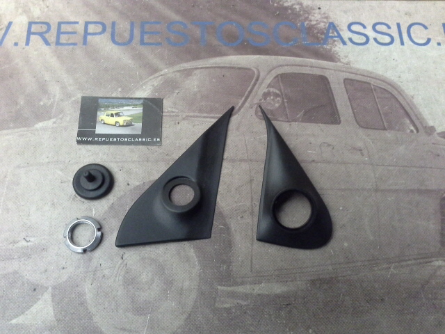 RET445P1 JUEGO TAPADERAS ESPEJO RETROVISOR DERECHO FIAT UNO 83->