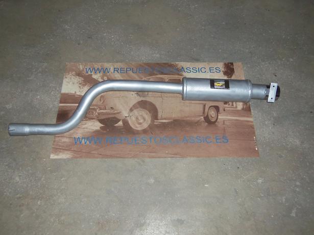 SILENCIOSO TRASERO RENAULT 5 ALPINE TURBO GRUPO N COMPETICION