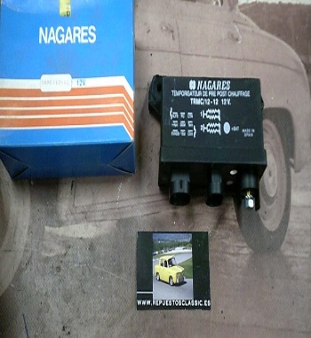 TRMF 12-12 NAGARES TEMPORIZADOR PRE Y POST CALENTAMIENTO RENAULT MEGANE F8Q, 520, 646 77 00 870 715