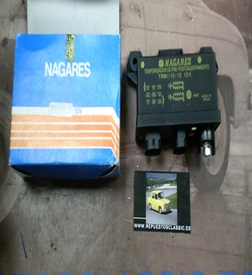 TRMP 12-12 NAGARES TEMPORIZADOR PRE Y POST CALENTAMIENTO RENAULT MOTORES  F8Q, 672, 676