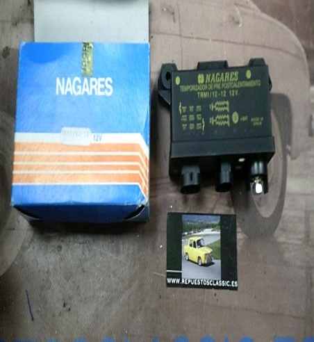 TRMP 12-12 NAGARES TEMPORIZADOR PRE Y POST CALENTAMIENTO RENAULT MOTORES  F8Q, 672, 676