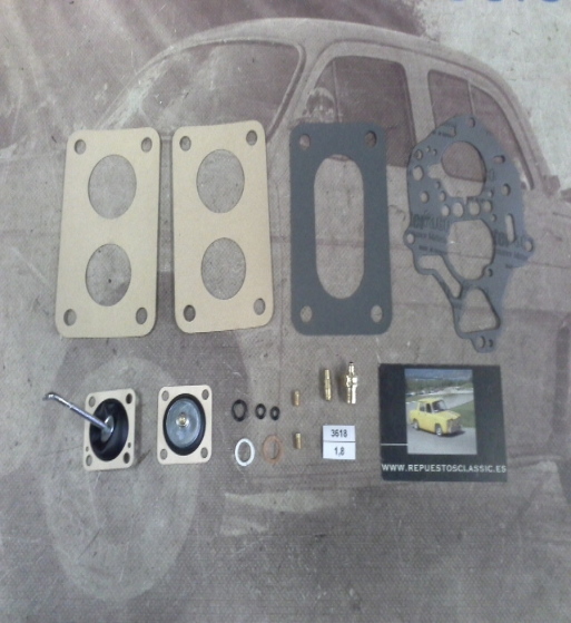 S237 SUPER KIT REPARACION CARBURADOR SOLEX 34/34 Z1 CITROEN BX 1.6 TRS, 19 GT, TRS, PEUGEOT 504, 405, 305