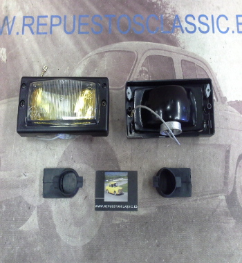 67P9 JUEGO FAROS LARGO ALCANCE ANTINIEBLA AMARILLOS RENAULT SUPERCINCO , GT TURBO, 9 , 11 , 19 , 21 Y OTROS MODELOS, REF. PX1563