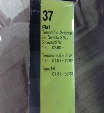 364P3 BOSCH JUEGO CABLES DE BUJIAS FIAT TEMPRA 1.6 i.E 90>, TIPO 1.6 87>, REF. 0986356527