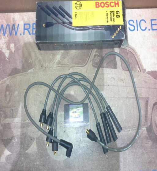 368P3 BOSCH JUEGO CABLES DE BUJIAS RENAULT 9, 11, SUPERCINCO 1.1/1.2/1.4/1.4 TURBO, REF. 0986356557
