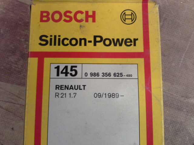 393P3 BOSCH 0986356625 JUEGO CABLES DE BUJIAS RENAULT 9, 11, 19, 21, SUPERCINCO 1.700cc.