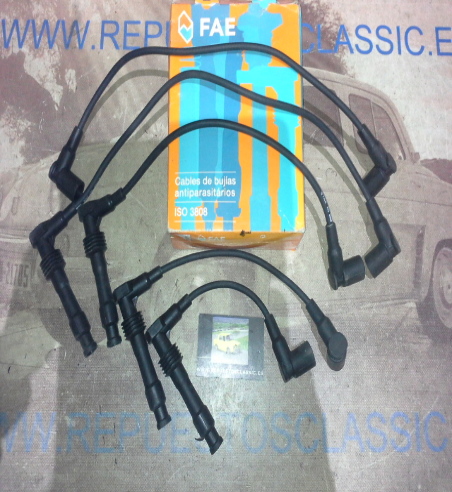 CB106P1 JUEGO CABLES DE BUJIAS FAE 85090 OPEL ASTRA , CALIBRA, KADETT, VECTRA C20XE 2.0i GSI 16v/2.0i TURBO
