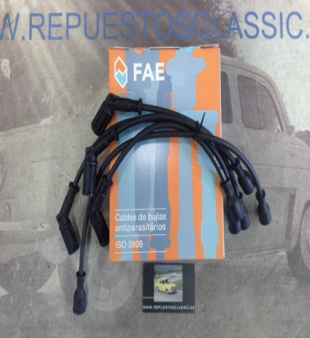 CB129P1 JUEGO CABLES DE BUJIAS FAE 85670 LANCIA Y10 1.3i 85>95