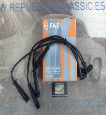 CB133P1 JUEGO CABLES DE BUJIAS FAE 86040 FIAT BRAVO,BRAVA, TEMPRA, MAREA, LANCIA Y 1.2/1.4 12v