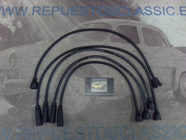 CB145P1 JUEGO CABLES DE BUJIAS FORD FIESTA 84-> TODOS LOS MODELOS