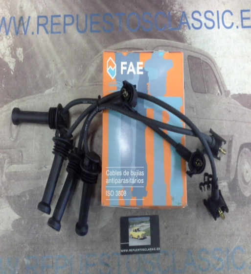 CB154P1 JUEGO COBLES DE BUJIAS FAE 85120 FORD ESCORT, ORION, FIESTA, MONDEO 1.6i/1.8i/2.0i 16v ZETEC 92->